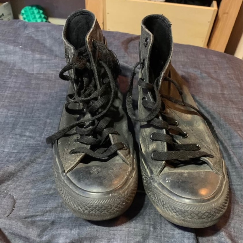 Converse Black High-Top Sneakers